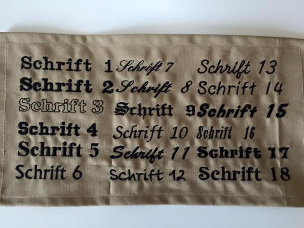Schabracke - Crystal Fashion - inkl. Bestickung - dunkelblau