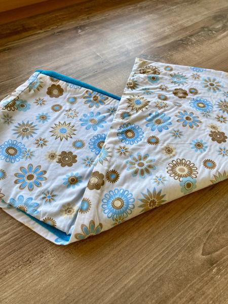 Rundaschal Blumen - handmade - Unikat - Blumen